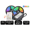 Programovateľný set RGB-IC LED pásika WS2812B SMD, IP65 | WLED.sk