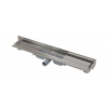 Alcadrain Odtokové žľaby Sprchový žľab Flexible Low 65 cm, s nastaviteľným golierom ku stene, nerezová APZ104-650