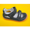 Detské kožené sandále D.D.Step H063 - 51185C dark grey BAREFOOT