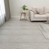 zahrada-XL Samolepiace podlahové dosky 55 ks, PVC 5,11 m², svetlosivé 324661