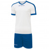 Futbalový set dres + šortky Givova Kit Revolution, biela / kráľovsky modrá Veľkosť: L