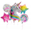 Legami Let'S Party! - 5 Birthday Party Balloons - Unicorn uni