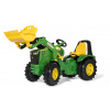 Rollytoys Šliapací traktor X-Trac John Deere Premium s predným nakladačom