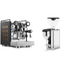 Rocket Espresso Appartamento, black/copper + Rocket Espresso GIANNINO, chrome/black