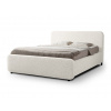 Wilsondo Čalúnená manželská posteľ s úložným priestorom Hogan 160x200 - smotanová