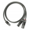 Pro-Ject Connect it Phono RS 5P - XLR - stříbrný gramofonový kabel, 123 cm, XLR na 5P