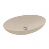 Villeroy & Boch Loop&Friends - Umývadlo na dosku, 56x38 cm, s prepadom, CeramicPlus, Almond 4A4700AM