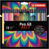 Sada popisovačov STABILO Pen 68/24S `ARTY`