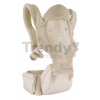 Nosič pre dieťa Hip Rider Airy 5v1 Hip Seat Carrier Infantino 5 spôsobov nosenia béžový od 5,5-20,4 kg od 3 mes