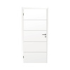 Bezfalcové dvere interiérové Solodoor Snow plné 80 Ľ