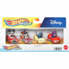 Hot Wheels: Racers Disney autíčka 4ks sada - Mattel