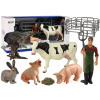 Veľký set figúrok Farma Dedina 11 prvkov