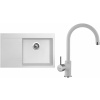 Set Sinks G6028 (dřez Rim 780 P Milk 28 pravý + baterie Vitalia Milk 28)