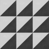 Dia 105 - 0,52 m2 Dia Geometrické Čiernobiela 20x20