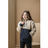 Mikina fleecová Lori AA, dětská, sand/navy Velikost: 9-10 let