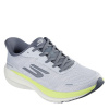 Skechers AERO Pulse Running Trainers Mens Grey/Lime 10 (45)