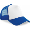 BEECHFIELD B 640 / 5 panelová Trucker šiltovka - bright royal/white Univerzálna