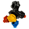 Trojitá hlava Držiak trysky postrekovací pre 1/2