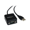 StarTech.com ICUSB2321FIS káblová redukcia DB-9 USB A Čierna (ICUSB2321FIS)