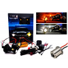 Smerovky + denné LED 2v1 P21W BA15S 1156 DRL 16LED SILNÁ BIELA