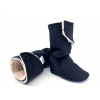 Zimné barefoot capáčky Vyrobeniny čierne Veľkosť: M, Vnútorná dĺžka topánky: 13,0 cm, Vnútorná šírka topánky: 7,0 cm