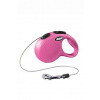 Vodítko FLEXI Classic NEW XS lanko 3m / 8kg ružová