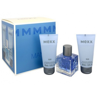 Mexx Man, Edt 30ml + 2 x 50ml sprchový gel pre mužov + pri kúpe 3 a viac produktov darček zadarmo