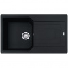 Franke Urban UBG 611-86 Granitový drez s odkapávačom, obojstranný, 50x86cm, onyx, 114.0700.115