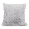 Obliečka na vankúš - Dekoratívne vankúšové kontrast 40 x 40 cm (Mäkký vankúš Fuero svetlo šedý 40x40)