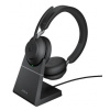 Jabra Evolve2 65, USB-C Black MS, team,Ster.,Desk.