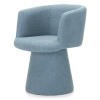 KK Čalúnené otočné kreslo OTAKAR svetlo modrá
