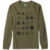 pánske tričko BURTON MISTBOW LS TEE Forest Moss XL