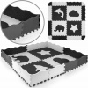 Milly Mally Penové puzzle podložka sivá 24 dielikov