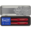 Sada propisovací tužka a plnicí pero červené Moleskine X Kaweco (Moleskine)