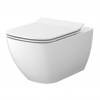 Cersanit Virgo, závesná wc misa CleanOn 56x36x37 cm s pomaly padajúcim sedátkom, biela, S701-427