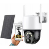 VISION SOLÁRNA ROTAČNÁ VONKAJŠIA KAMERA BIELA IP66 PTZ Wifi IP 3 Mpix