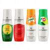 SODASTREAM Cola + Mirinda + 7Up + Zázvor Ale sirupy do saturátora 4 ks