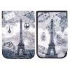 ARMORI TRIMER T033 - púzdro pre Pocketbook 631 Touch HD - motív Paris