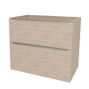 Mereo Mailo, kúpeľňová skrinka 81 cm, chróm madlo, Multidecor, Light Rock Hickory CN591SLRH1