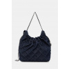 Dámska rifľová kabelka Tory Burch Fleming 178776. tmavomodrá ONE SIZE