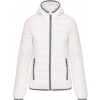 KARIBAN VINTAGE DOWN JACKET K6111 / Dámska zimná bunda - white S