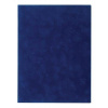 Obal na certifikáty, semišový, A4, VICTORIA OFFICE, modrý