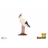 ZOOted Bocian biely zooted plast 9cm v sáčku