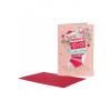 Legami Vánoční přání Legami Christmas Greeting Cards - 11,5X17 - Xmas Sock