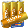 Baterka VARTA Longlife Alkalická AA (4ks) 1.5V (LR6) 4BL