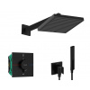 Hansgrohe Sprchový set s termostatom pod omietku, s telesom, 26x26 cm, matná čierna SANI21HHH403-HG