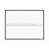 Magnetická tabuľa E 120x90 (AL rám hnedý)