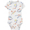 CARTER'S Body krátky rukáv Ivory Dino chlapec 3m