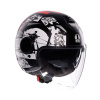 Prilba AGV ETERES History Matt Black White Red Veľkosť: XL (61-62 cm)