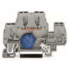 WAGO Svorka 870-523/281-588 pro moduly Dvoupatrová S varistorem, šedá